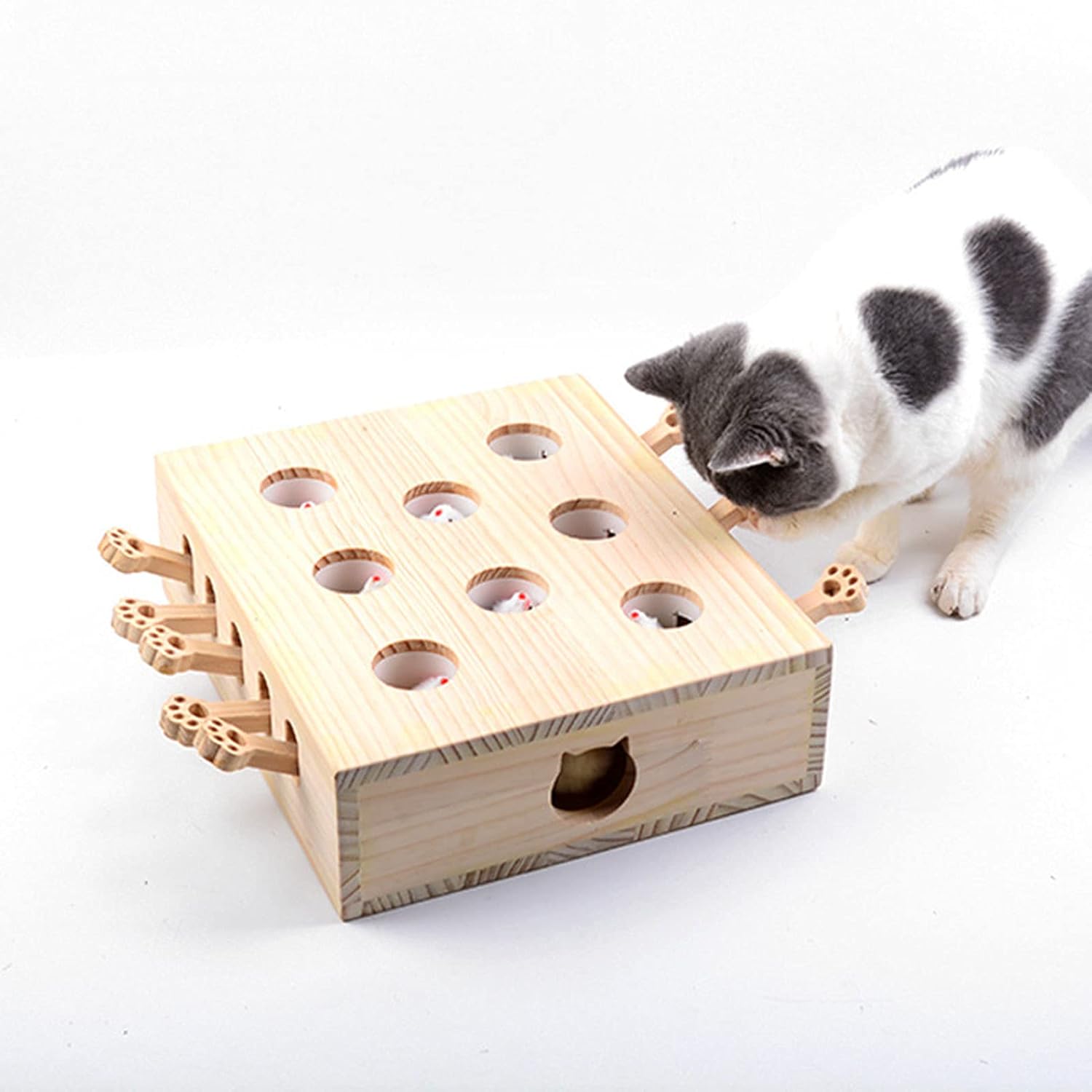 Joggypaws Mousehole Cat Interactive Toy