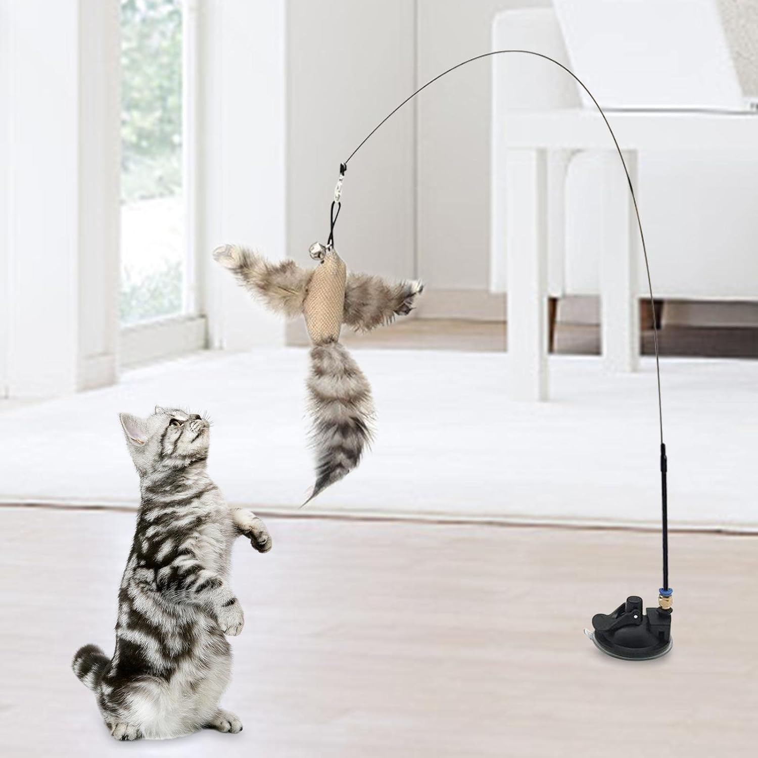 Joggypaws Cat Simulation Bird Toy